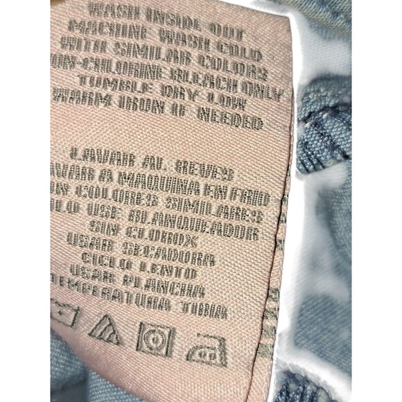 Squeeze Girls Light Wash Cropped Denim Jacket XL - Picture 3 of 7